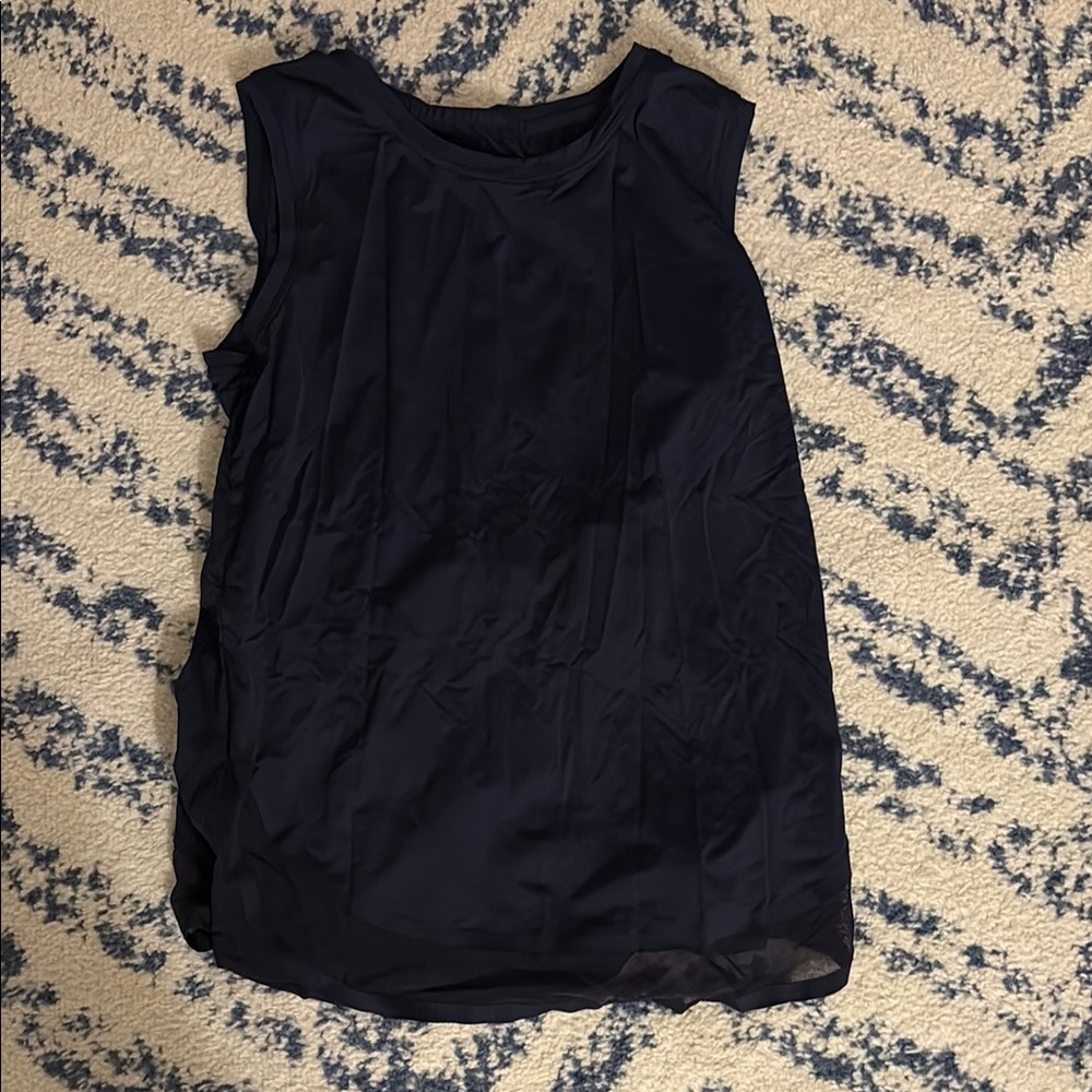 Athleta Blue Relaxed Fit Tank Top